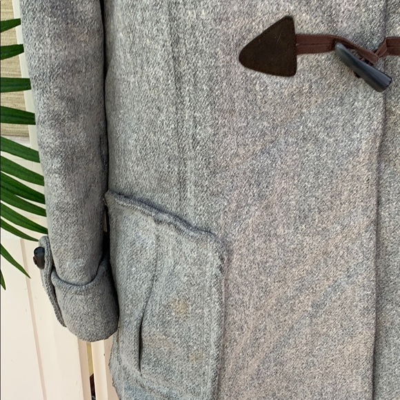 Old Navy Grey Duffel Coat, Heavy Warm Coat, Winter Duffel Coat, Long Coat - Picture 8 of 16